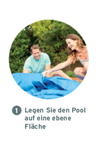 Intex Metal Frame Pool aufzustellen 1