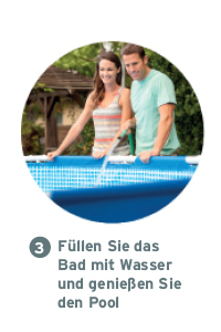 Intex Prism Frame Pool aufzustellen 3