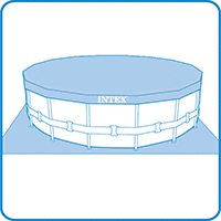 Intex Ultra XTR Frame - Ø 732 x 132 cm - Set inkl. Sandfilteranlage
