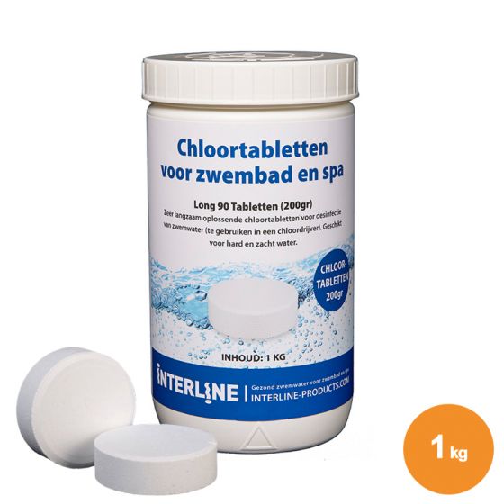 Chlortabletten 1kg 200gr