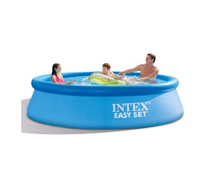 Intex Aufblasbarer Pool Quick Up Pool Intex Easy Set Mit Aufbereitungsanlage 305 X 61 