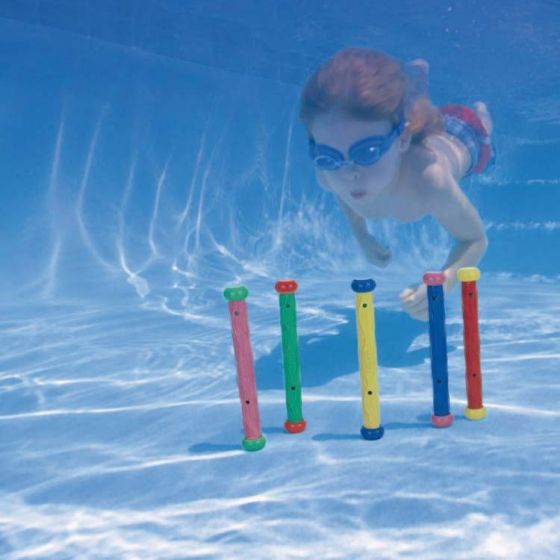 Intex Unterwasserstäbe Bälle Tauchstäbe Stäbe Tauchen ab 6 Jahre Schwimmen 