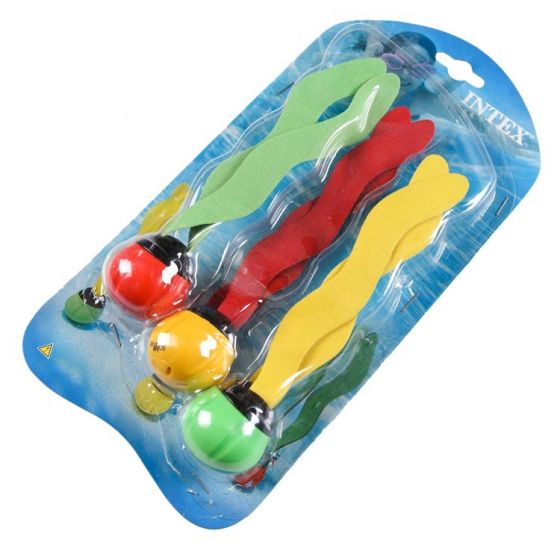 Intex 55505 Tauchbälle Wasserbomben  3 Farben Wasserspielzeug Badespaß 