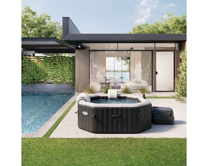 Aufblasbarer Whirlpool Intex Whirlpool Deluxe Intex PureSpa Bubble