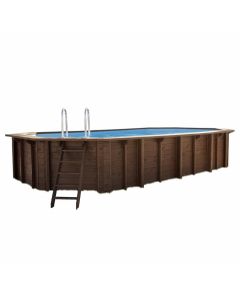 Holzpool Bali 640 x 400 cm (oval)