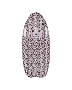 Aufblasbares Surfbrett von Swim Essentials – Beige Panther-Print