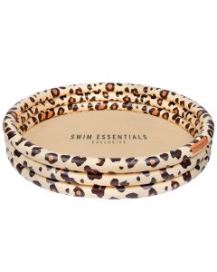 Swim Essentials Kinderbecken - Beige Panther Print (Ø 150 x 30 cm)