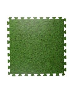 Bodenfliesen mit Grasdruck - 6 Stück