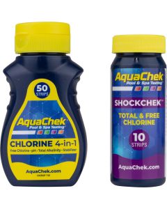 AquaChek Teststreifen + ShockChek Teststreifen