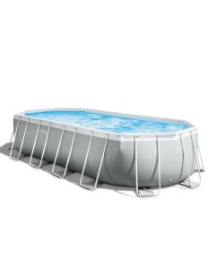 Intex Prism Frame Pool - 610 x 305 x 122 cm - mit Filterpumpe und Zubehör