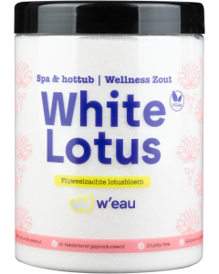 W’eau Badesalz – White Lotus – 1250 Gramm