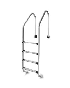 W'eau Edelstahl Poolleiter 4 Stufen - AISI 304