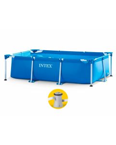 Intex Metal Frame Pool - 260 x 160 x 65 - mit Filterpumpe