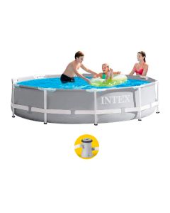 Intex Prism Frame Pool - 305 x 76 cm - mit Filterpumpe