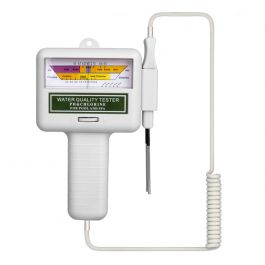 Produktbild von Wasserqualitätsanalysator CL2/pH – Elektronischer Chlortester Für Schwimmbad & Spa, Messbereich PH + Chlor, Großes Display