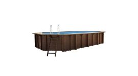 Holzpool Bali 840 x 490 cm (oval)