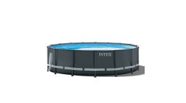 Intex Ultra XTR Frame - Ø 488 x 122 cm - Set inkl. Sandfilteranlage