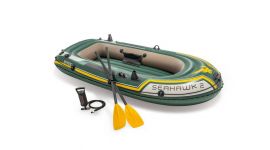 INTEX™ Aufblasboot  - Seahawk 2 Set (inkl. Paddel & Pumpe)