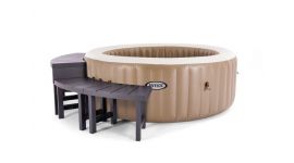 Intex Medium & High Bänke für runden Whirlpool – 4er-Set