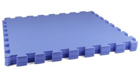 Blaue Pool-Bodenschutzfliesen-Set 50 × 50 × 0,4 cm (8 Stück)