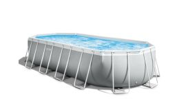Intex Prism Frame Pool - 610 x 305 x 122 cm - mit Filterpumpe und Zubehör