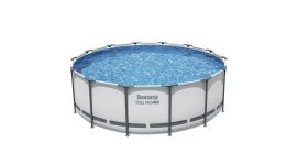 Bestway Steel Pro MAX Pool - 427 x 122 cm - mit Filterpumpe und Zubehör