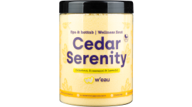 W'eau Badesalz – Cedar Serenity – 1250 Gramm