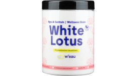W’eau Badesalz – White Lotus – 1250 Gramm