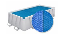 Bestway Solarplane rechteckig - 400 x 200 cm (Planenmaß 380 x 180) - Blau