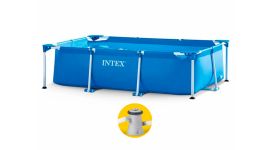 Intex Metal Frame Pool - 260 x 160 x 65 - mit Filterpumpe
