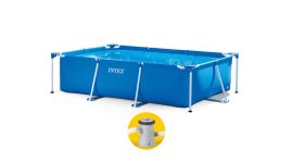 Intex Metal Frame Pool - 300 x 200 x 75 - mit Filterpumpe