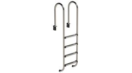 IDEAL Muro Edelstahl Poolleiter 4 Stufen - AISI 316