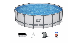 Bestway Steel Pro MAX Pool - 549 x 132 cm - mit Filterpumpe und Zubehör