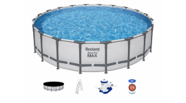 Bestway Steel Pro MAX Pool - 610 x 132 cm - mit Filterpumpe und Zubehör