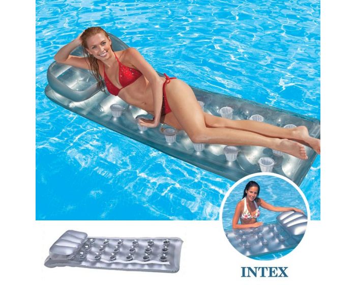 Intex Luftmatratze - Suntan zilver 18-pocket (Intex 58894)