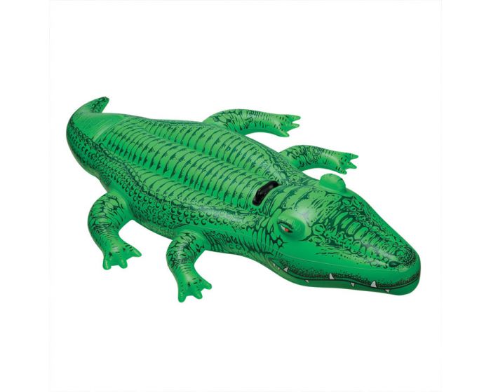 Aufblasbares Krokodil, 168x86cm, stabiler Haltegriff