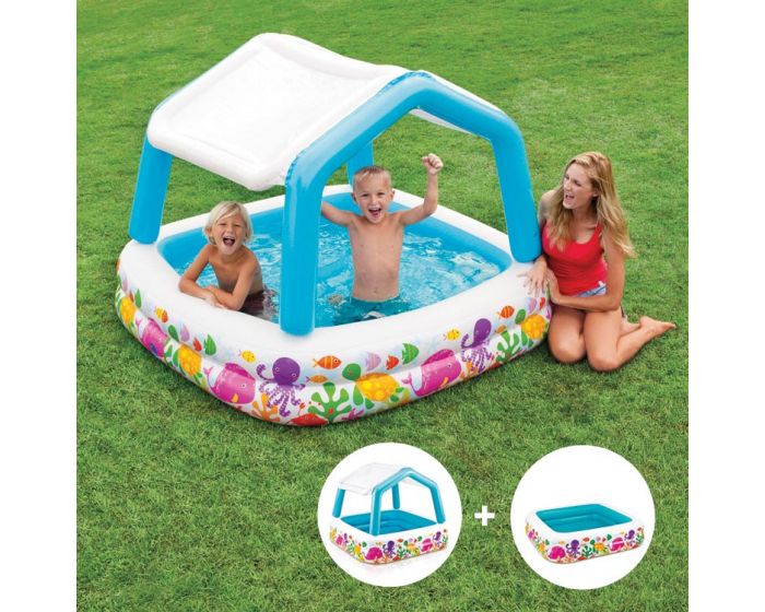 Intex Kinderpool – Sun Shade Pool (abnehmbares Dach)
