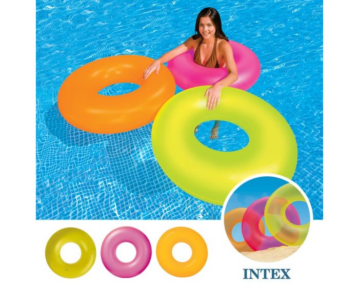 Intex Pool-Schwimmreifen - “Neon Tube Frost”