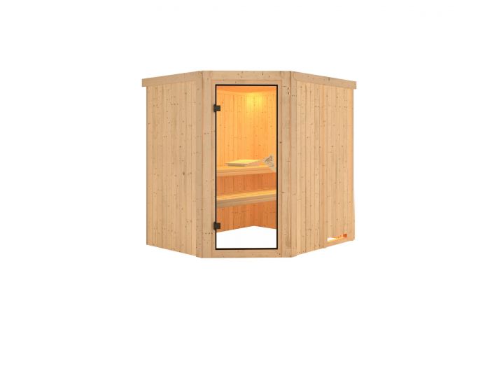 Interline Plattensauna Solala 2-3-Pers. 196 x 170 x 198 cm