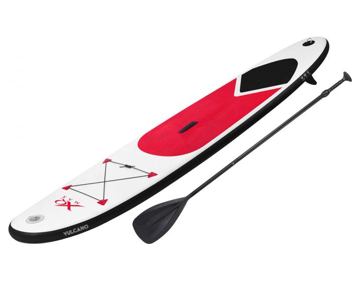 XQmax aufblasbares Stand up Paddle Board mit Zubehör rot