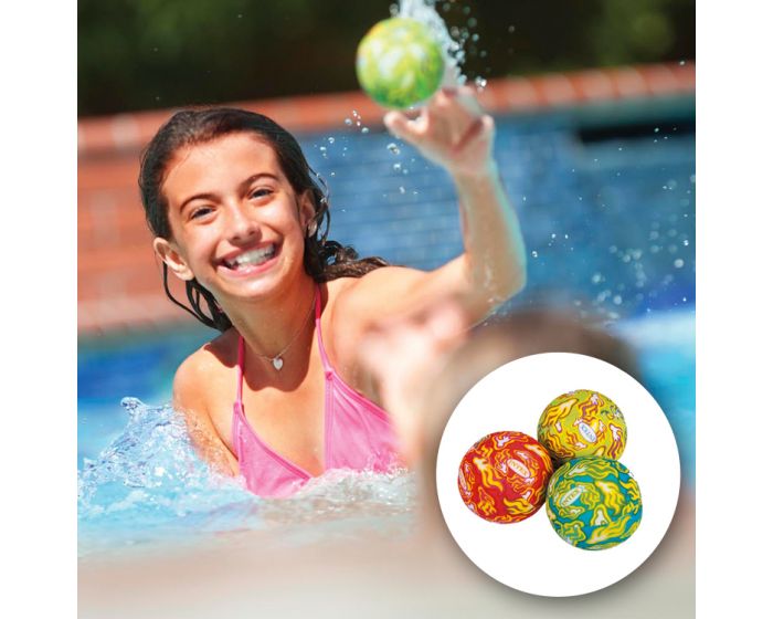 Intex Wasserspielzeug: Satz von 3 absorbierenden Bällen