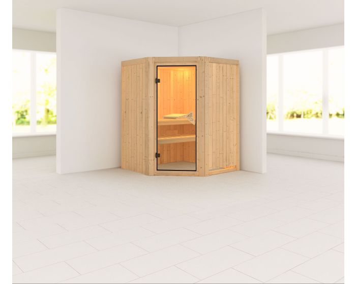 Interline Plattensauna Matku 1-2Pers. 151x151x198 cm